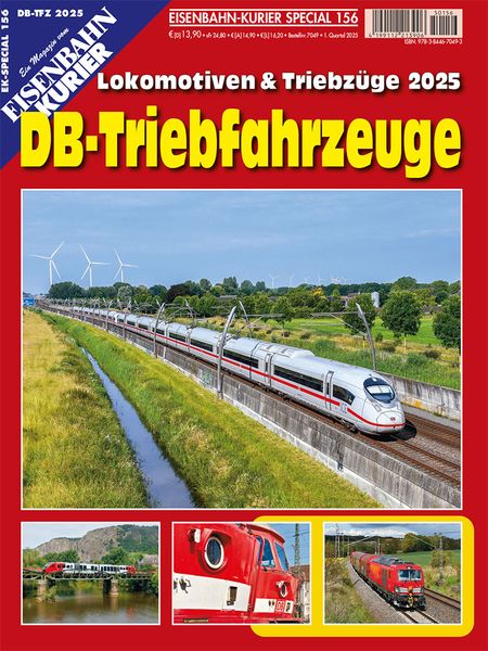 DB-Triebfahrzeuge 2025, Geheftet von , EK-Verlag ein Imprint von EK-Medien GmbH, 978-3-8446-7049-3