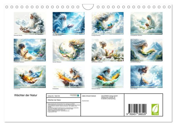 Produktbild: W&auml;chter der Natur (Wandkalender 2026 DIN A4 quer), CALVENDO Monatskalender