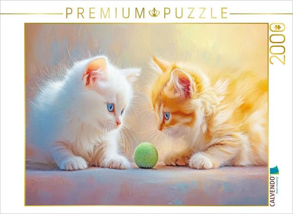 CALVENDO Puzzle Katzenkinder | 2000 Teile Lege-Größe 90x67cm Foto-Puzzle für glückliche Stunden