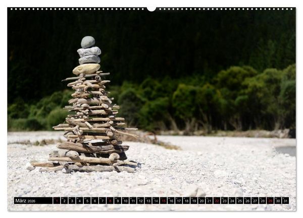 Produktbild: Land Art - Natur und Kunst (Wandkalender 2026 DIN A2 quer), CALVENDO Monatskalender