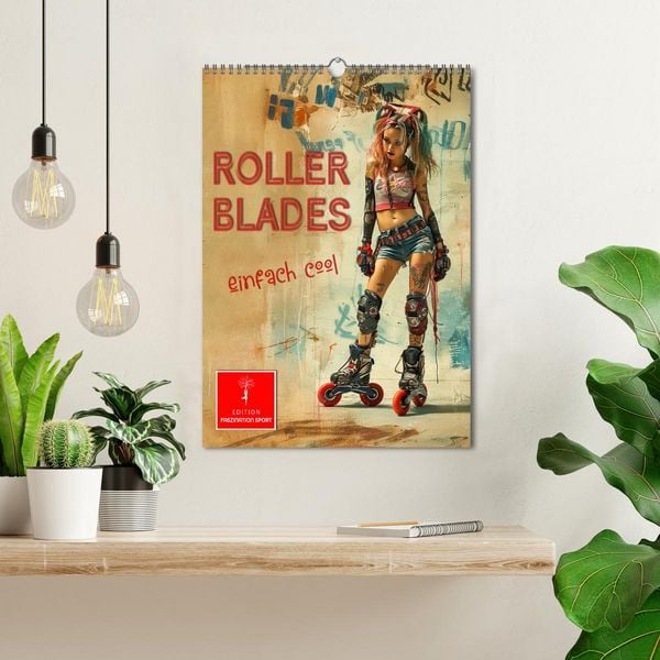 Produktbild: Rollerblades - einfach cool (Wandkalender 2026 DIN A3 hoch), CALVENDO Monatskalender