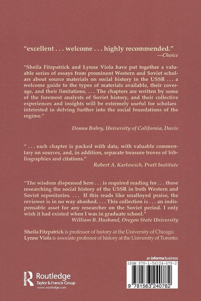 Produktbild: A Researcher's Guide to Sources on Soviet Social History in the 1930s