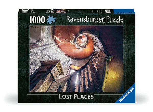 Produktbild: Erwachsenenpuzzle 1000 Teile - Eichenholzspiraltreppe