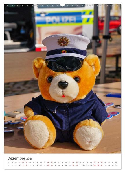 Produktbild: Tag der Polizei (Wandkalender 2026 DIN A2 hoch), CALVENDO Monatskalender