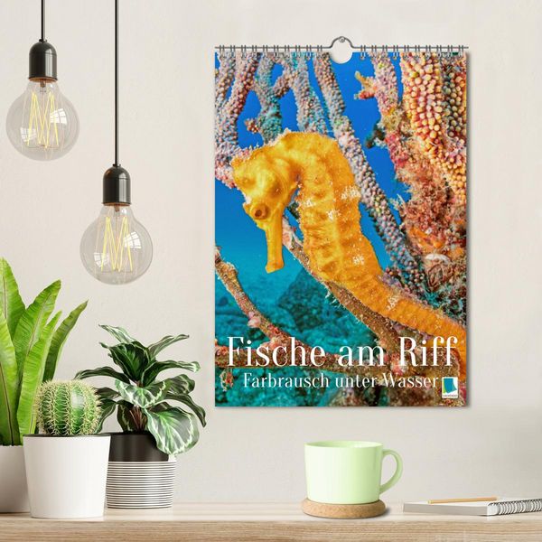 Produktbild: Farbrausch unter Wasser: Fische am Riff (Wandkalender 2026 DIN A4 hoch), CALVENDO Monatskalender