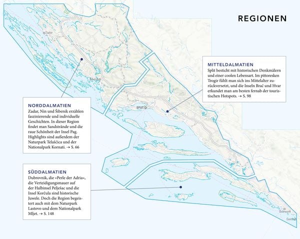Produktbild: MERIAN Reiseführer Dalmatien