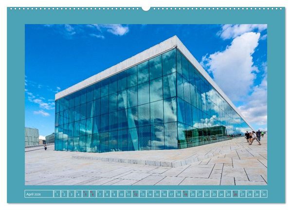 Produktbild: Oslo - Stadt am Fjord (Wandkalender 2026 DIN A2 quer), CALVENDO Monatskalender