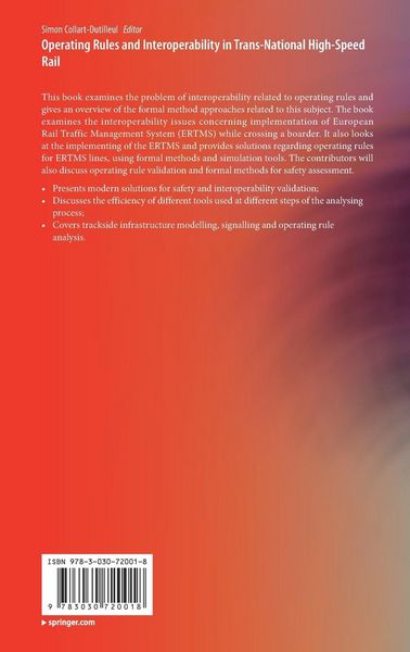Produktbild: Operating Rules and Interoperability in Trans-National High-Speed Rail
