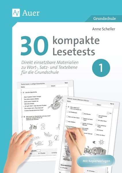 Produktbild: 30 kompakte Lesetests f&uuml;r Klasse 1