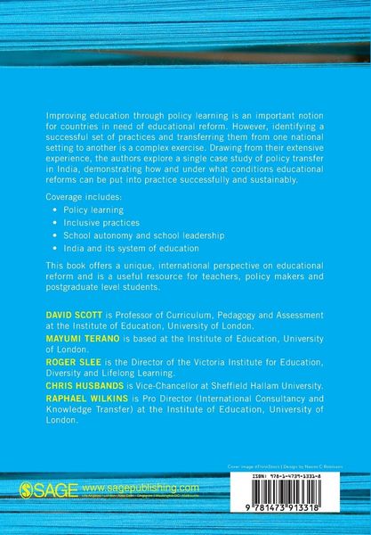Produktbild: Policy Transfer and Educational Change