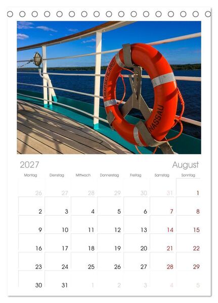Produktbild: Tischplaner 2027 - Kreuzfahrtpiraten (A5 Tischkalender zum Aufstellen) CALVENDO