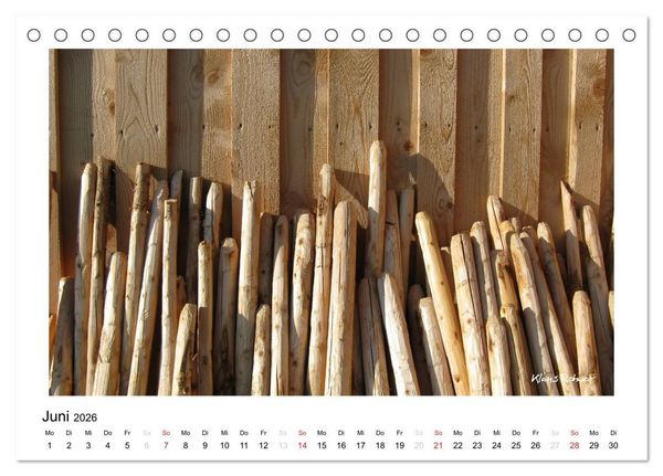 Produktbild: Holz - so vielf&auml;ltig (Tischkalender 2026 DIN A5 quer), CALVENDO Monatskalender