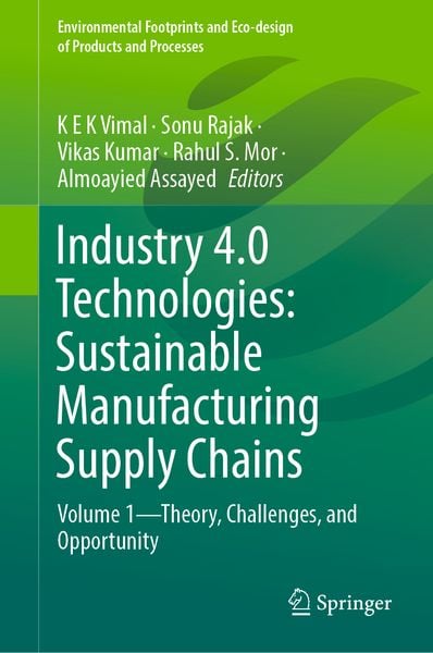 Produktbild: Industry 4.0 Technologies: Sustainable Manufacturing Supply Chains