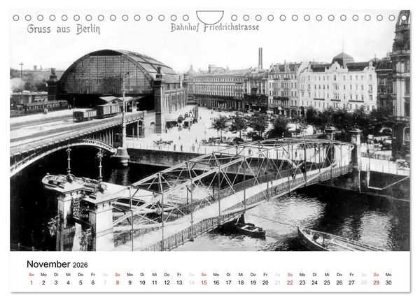 Produktbild: Gr&uuml;&szlig;e aus dem alten Berlin (Wandkalender 2026 DIN A4 quer), CALVENDO Monatskalender
