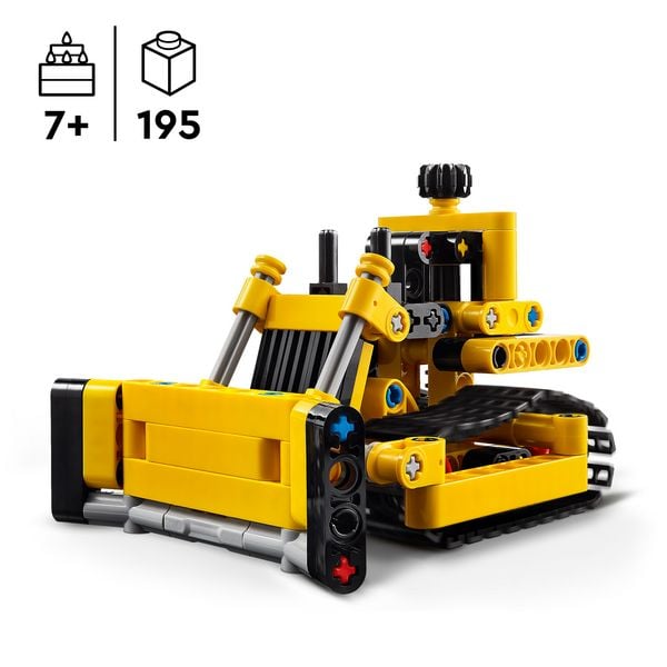 Produktbild: LEGO Technic 42163 Schwerlast Bulldozer, Spielzeug-Planierraupe f&uuml;r Kinder