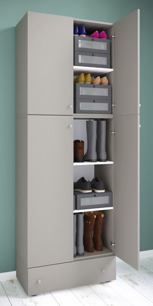 Produktbild: XXL Schuhschrank Kleiderschrank Schrank Lona 5f S
