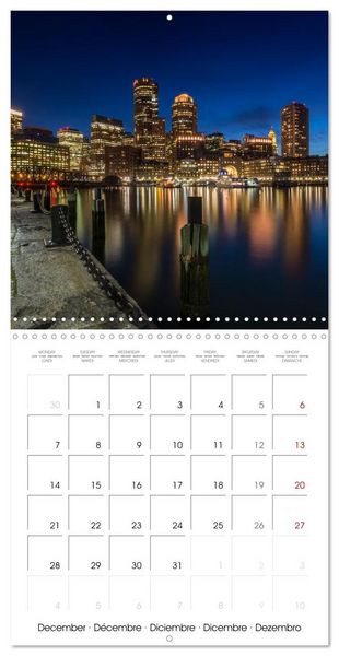 Produktbild: BOSTON Highlights (Wall Calendar 2026 12 &times; 12 Inch) CALVENDO 12 Month Wall Calendar
