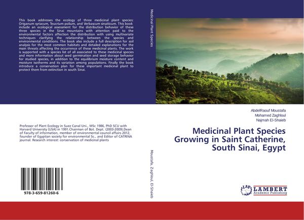 Produktbild: Medicinal Plant Species Growing in Saint Catherine, South Sinai, Egypt