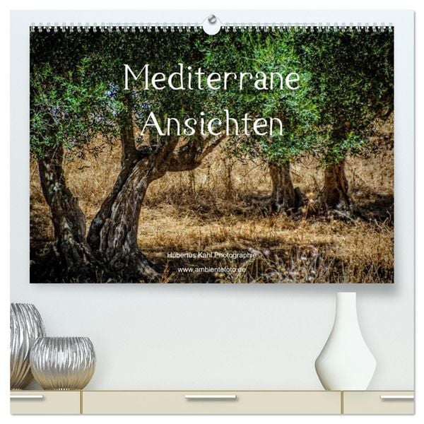 Produktbild: Mediterrane Ansichten 2026 (hochwertiger Premium Wandkalender 2026 DIN A2 quer), Kunstdruck in Hochglanz