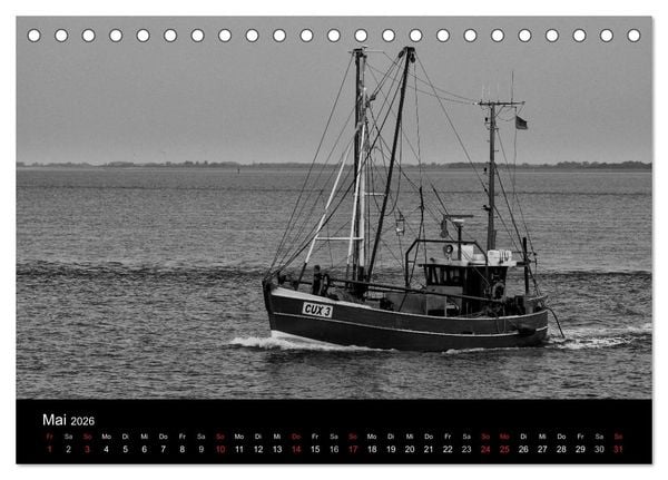 Produktbild: Willkommen in Cuxhaven (Tischkalender 2026 DIN A5 quer), CALVENDO Monatskalender