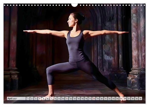 Produktbild: Dark Yoga &ndash; Heilige Stille im Schatten (Wandkalender 2027 DIN A3 quer), CALVENDO Monatskalender