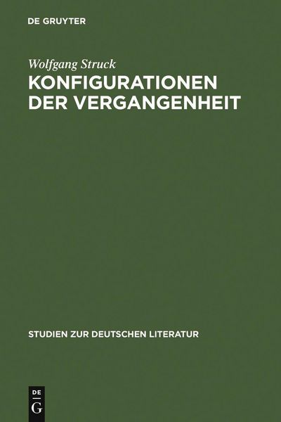 Produktbild: Konfigurationen der Vergangenheit
