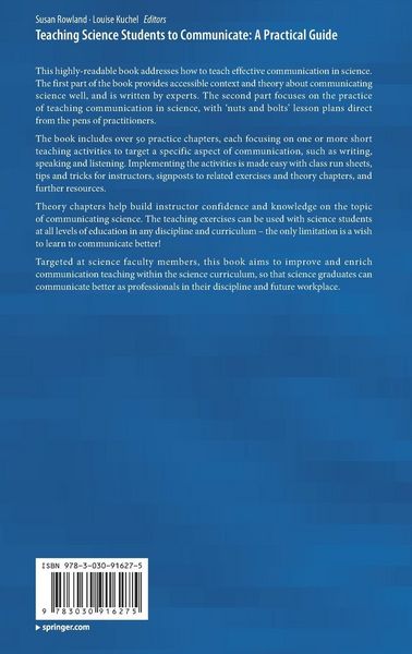 Produktbild: Teaching Science Students to Communicate: A Practical Guide
