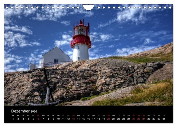 Produktbild: Norwegen - Vom Westen zum S&uuml;den (Wandkalender 2026 DIN A4 quer), CALVENDO Monatskalender