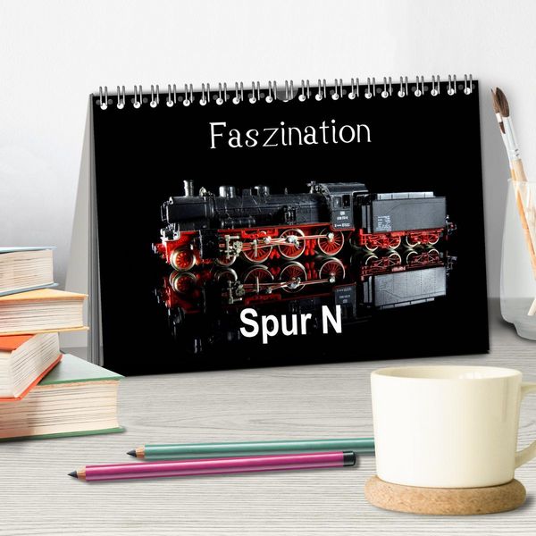 Produktbild: Faszination Spur N (Tischkalender 2026 DIN A5 quer), CALVENDO Monatskalender