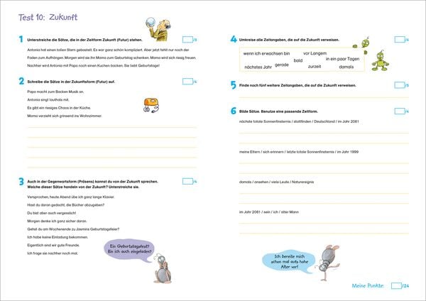 Produktbild: Fit f&uuml;r Deutsch 4. Klasse. Mein Testheft