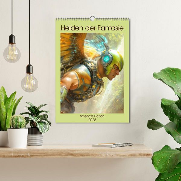 Produktbild: Helden der Fantasie Science-Fiction (Wandkalender 2026 DIN A3 hoch), CALVENDO Monatskalender