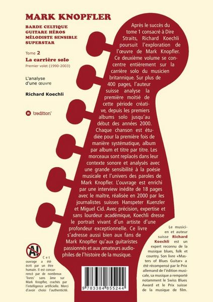 Produktbild: Mark Knopfler (tome 2, la carri&egrave;re solo) - l'&eacute;mouvant ouvrage de 420 pages, &eacute;dition sp&eacute;ciale fran&ccedil;aise