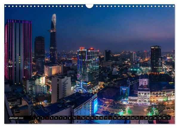 Produktbild: VIETNAM - Von Saigon nach Hanoi (Wandkalender 2026 DIN A3 quer), CALVENDO Monatskalender