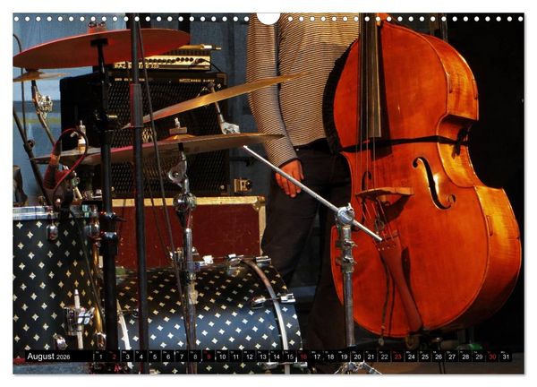 Produktbild: Klangbilder des Jazz (Wandkalender 2026 DIN A3 quer), CALVENDO Monatskalender