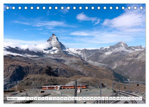 Produktbild: Matterhorn - Berg der Berge (Tischkalender 2026 DIN A5 quer), CALVENDO Monatskalender
