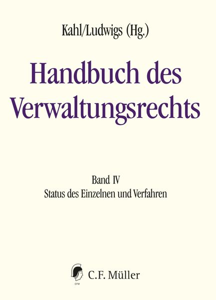 Produktbild: Handbuch des Verwaltungsrechts