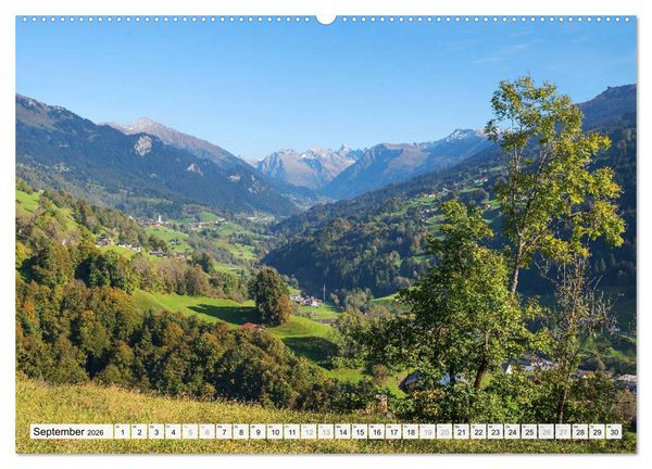 Produktbild: Graub&uuml;ndner Landschaften (hochwertiger Premium Wandkalender 2026 DIN A2 quer), Kunstdruck in Hochglanz