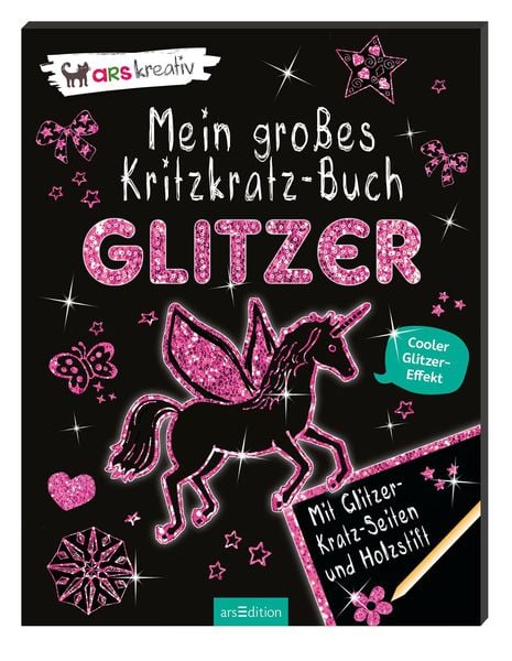 Produktbild: Mein gro&szlig;es Kritzkratz-Buch Glitzer