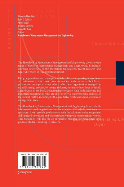 Produktbild: Handbook of Maintenance Management and Engineering
