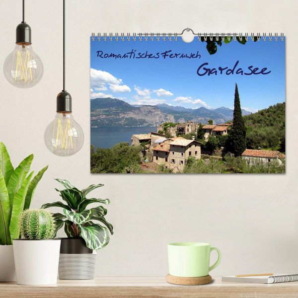 Produktbild: Romantisches Fernweh - Gardasee (Wandkalender 2026 DIN A4 quer), CALVENDO Monatskalender