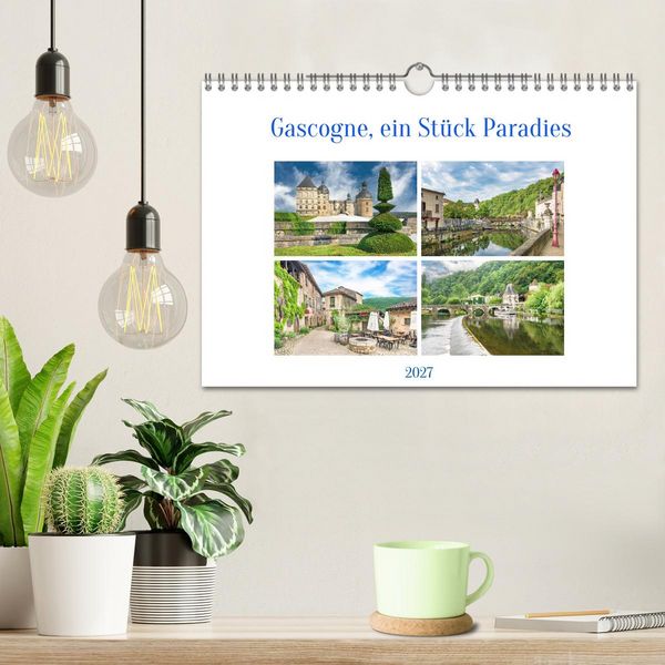 Produktbild: Gascogne, ein St&uuml;ck Paradies (Wandkalender 2027 DIN A4 quer), CALVENDO Monatskalender