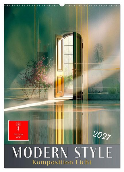 Produktbild: Modern Style - Komposition Licht (Wandkalender 2027 DIN A2 hoch), CALVENDO Monatskalender