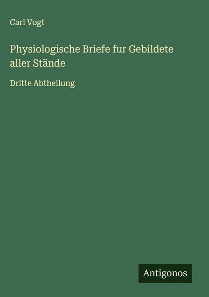 Produktbild: Physiologische Briefe fur Gebildete aller St&auml;nde