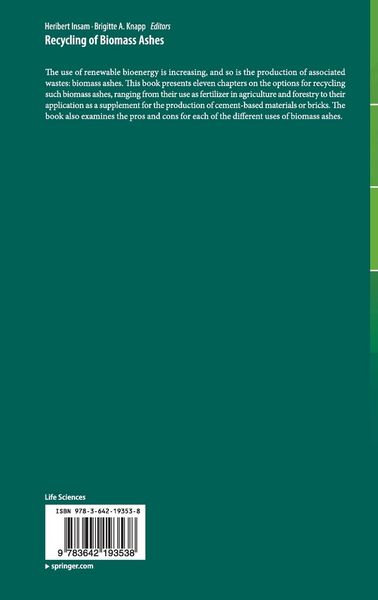 Produktbild: Recycling of Biomass Ashes