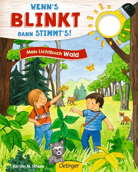 Produktbild: Wenn&acute;s blinkt, dann stimmt&acute;s! Mein Lichtbuch Wald