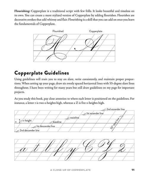 Produktbild: Copperplate Calligraphy Practice Book