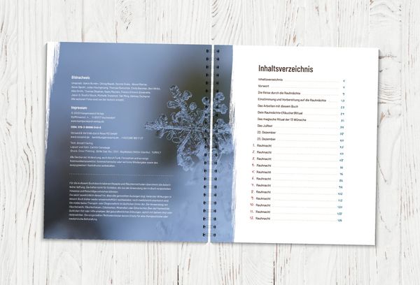 Produktbild: Die Rauhn&auml;chte - Im Fluss der Zeiten: Ein Workbook f&uuml;r die 12 heiligen N&auml;chte mit viel Raum f&uuml;r eigene Notizen