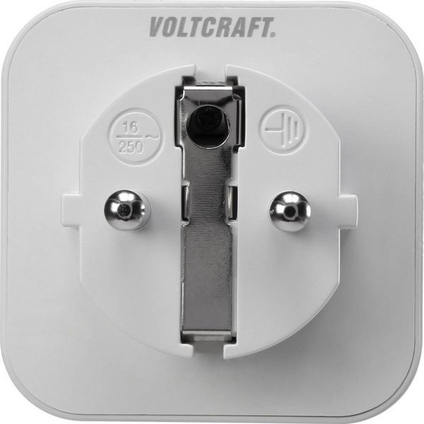 Produktbild: VOLTCRAFT SEM6500 Energiekosten-Messger&auml;t inkl. Funksteckdose, Datenexport, Datenloggerfunktion, Kostenprognose, TRMS, Stromtarif