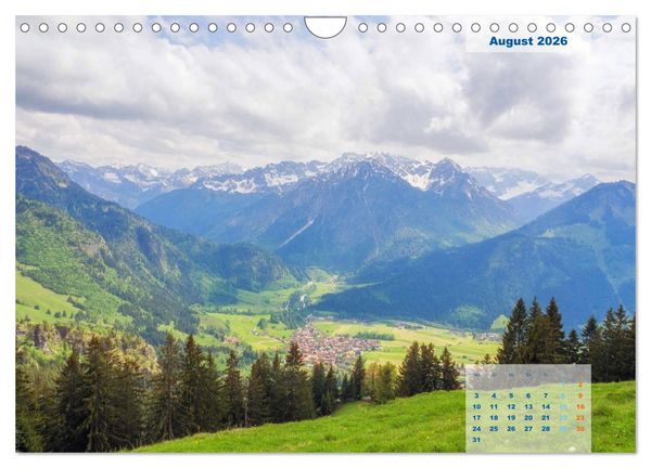 Produktbild: ALLG&Auml;U, im Wandel der Jahreszeiten. (Wandkalender 2026 DIN A4 quer), CALVENDO Monatskalender