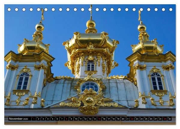 Produktbild: Flussfahrt Moskau - St. Petersburg (Tischkalender 2026 DIN A5 quer), CALVENDO Monatskalender